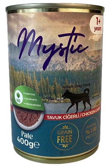 Mystic Dog Chicken Liver Pate вологий корм з куркою та лівером для собак, 400 г