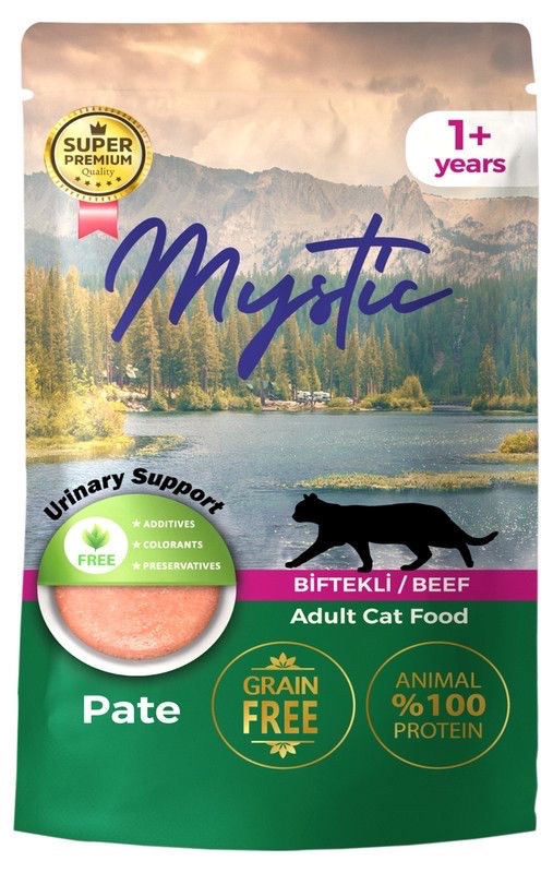 Mystic Cat Beef Pate вологий корм для котів з яловичиною, 85 г