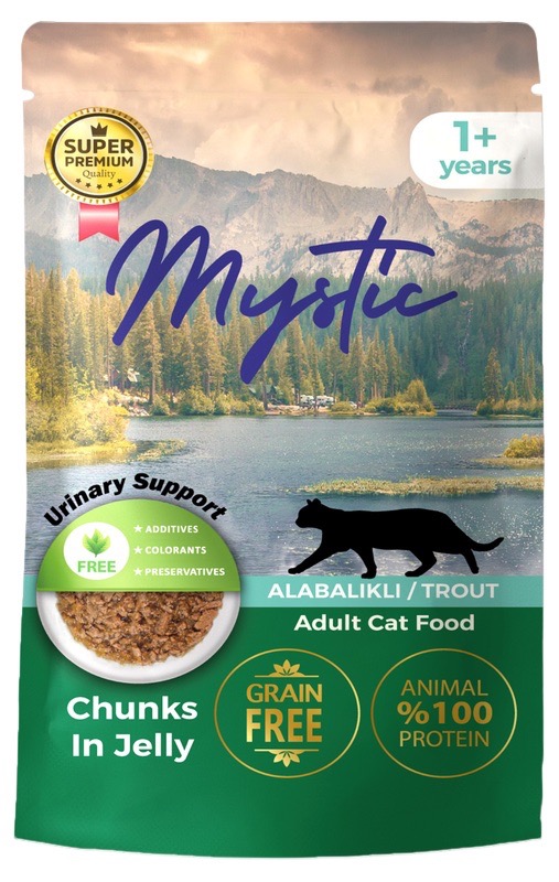 Mystic Cat Trout Jelly вологий корм для котів з фореллю, 85 г