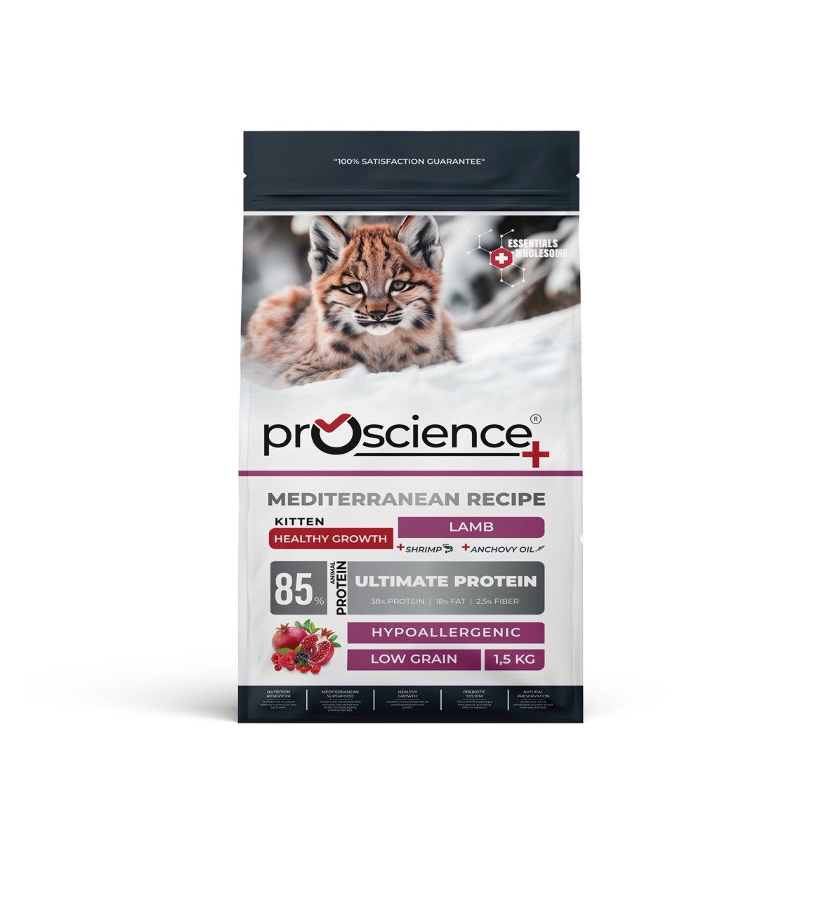 ProScience Kitten Lamb сухий корм з ягнятком для кошенят, 1.5 кг