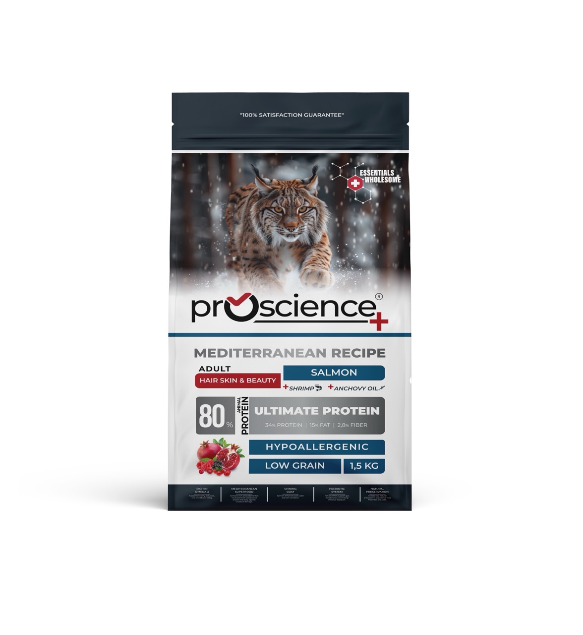 ProScience Adult Cat Salmon сухий корм із лососем для котів, 1.5 кг