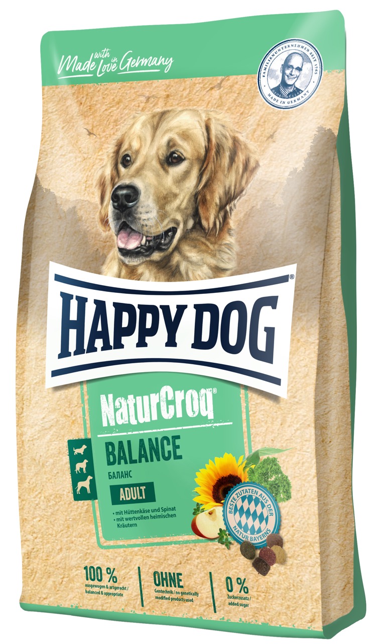 Happy Dog NaturCroq Balance сухий корм для собак з птахом, 15 кг