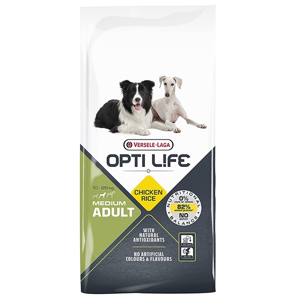 Opti Life Adult Medium сухий корм із куркою для собак середніх порід, 12.5 кг