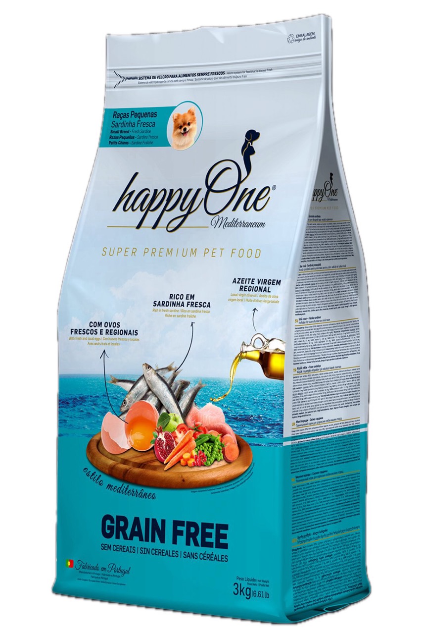Happy One Mediterraneum Small Breeds Fresh Sardine сухий корм із сардиною для собак малих порід 3 кг
