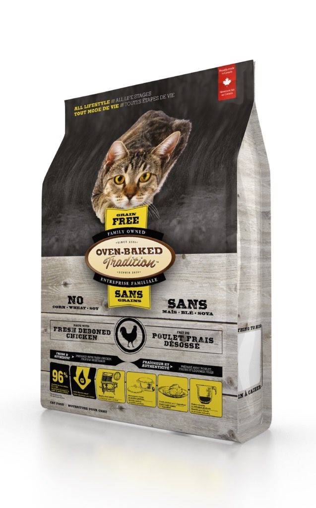 Oven-Baked Tradition Cat Chicken Grain Free сухий корм з куркою для котів будь-якого віку 1.13 кг