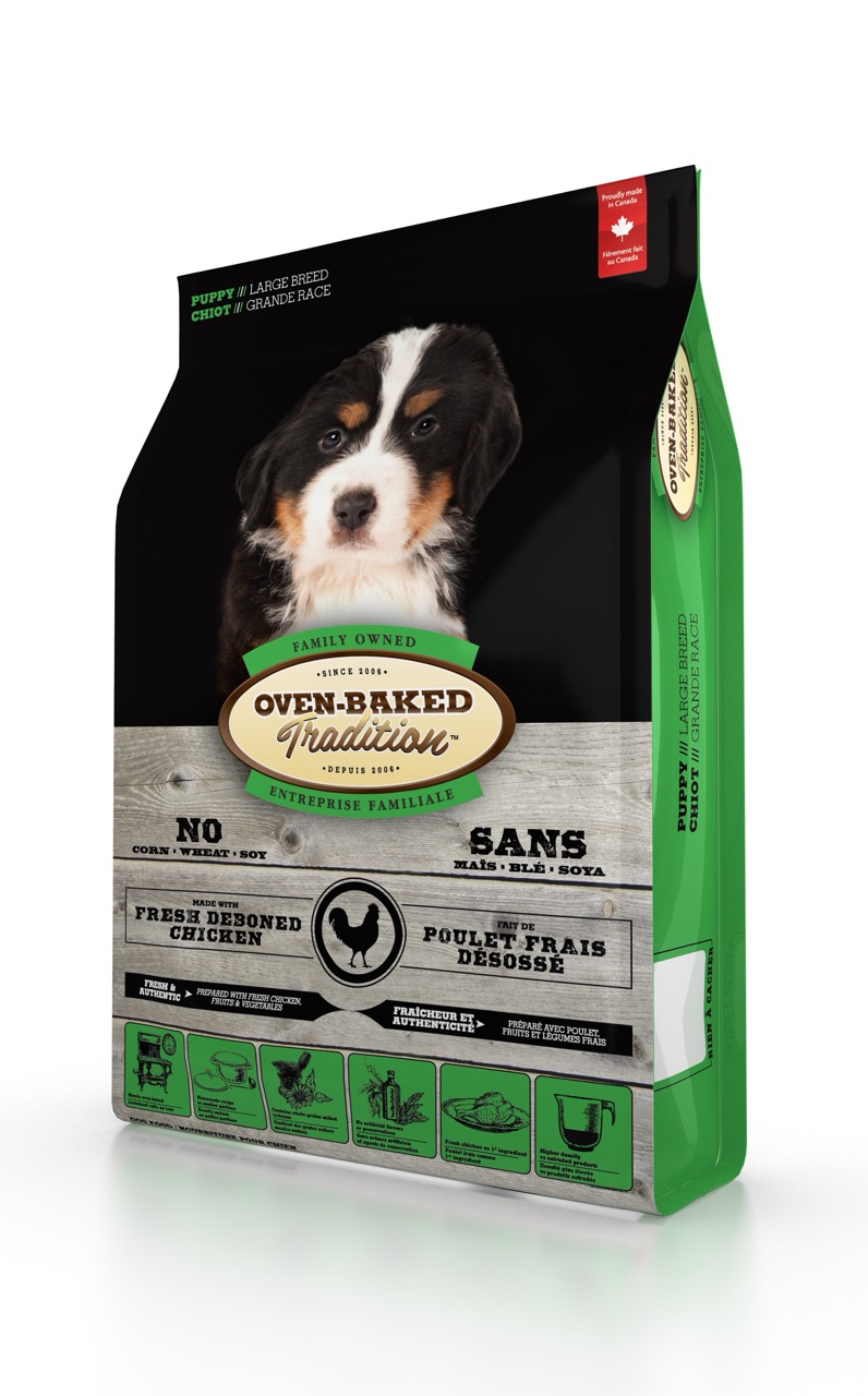Oven-Baked Tradition Puppy Large Breed сухий корм з куркою для цуценят великих порід 11.34 кг