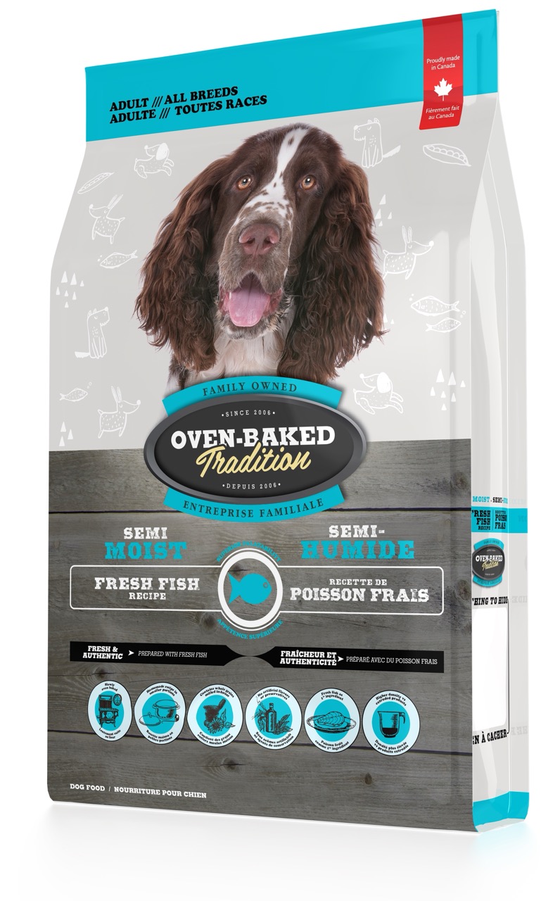 Oven-Baked Tradition Semi-Moist Dog Adult Fish напіввологий корм з рибою для собак 9.07 кг