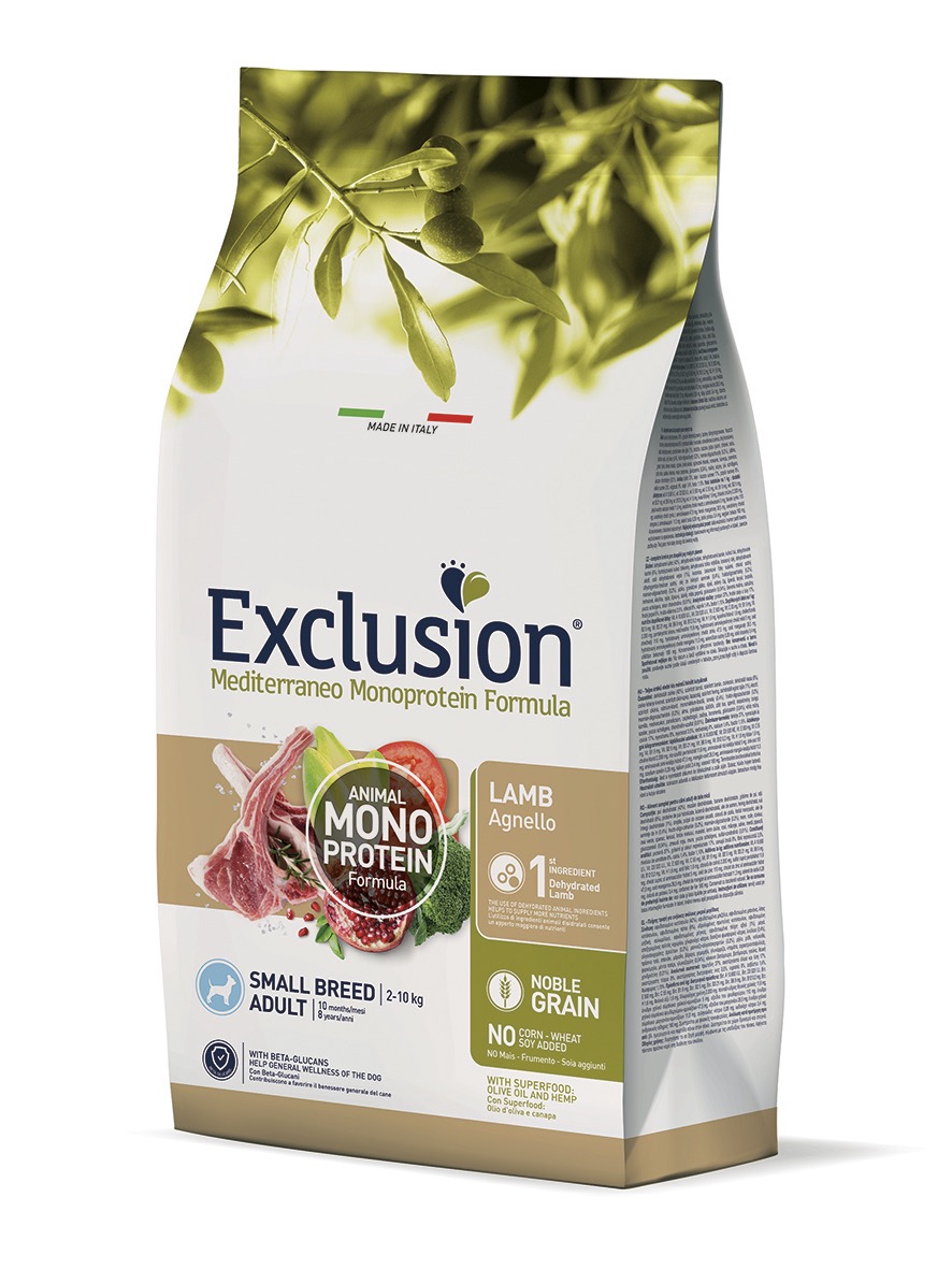 Exclusion Dog Adult Lamb Small Breed сухий корм з ягнятком для собак малих порід 500 гр