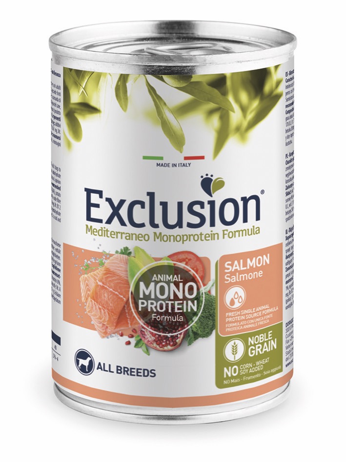 Exclusion Adult Dog Salmon Wet вологий корм з лососем для дорослих собак 400 гр