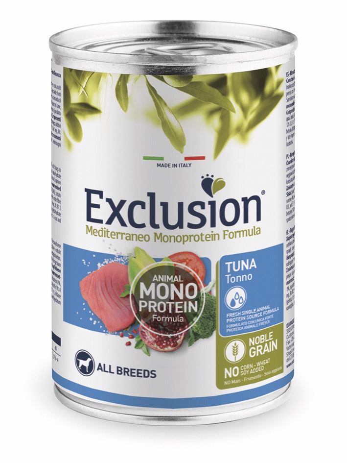 Exclusion Adult Dog Tuna Wet вологий корм з тунцем для дорослих собак 400 гр