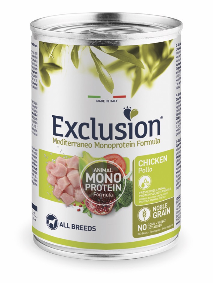 Exclusion Adult Dog Chicken Wet вологий корм з куркою для дорослих собак 400 гр