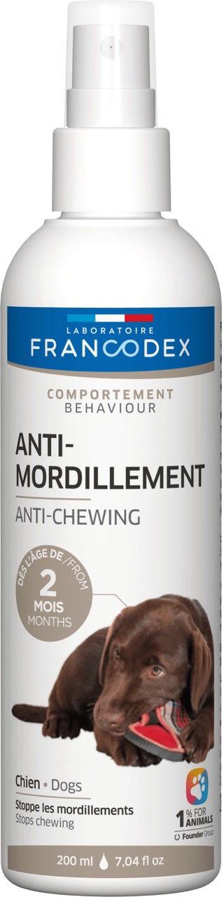 Francodex Anti-Chew Puppy Dog спрей від гризіння для собак 200 мл