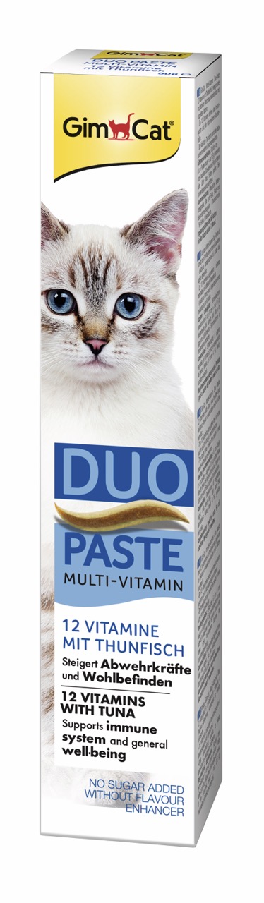 GimCat Duo Paste Multi-Vitamin 12 Vitamins With Tuna вітамінизована паста для котів з тунцем, 50 мл