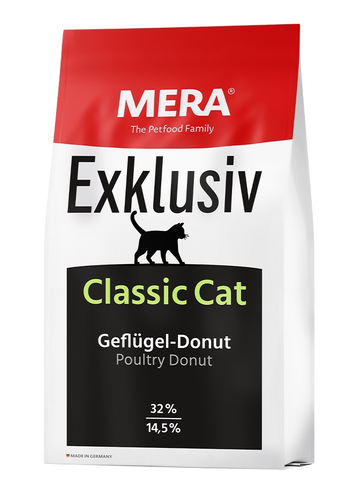 Mera Exklusiv Classic Cat Mix Geflugel - Donut сухий корм з птахом для котів, 20 кг