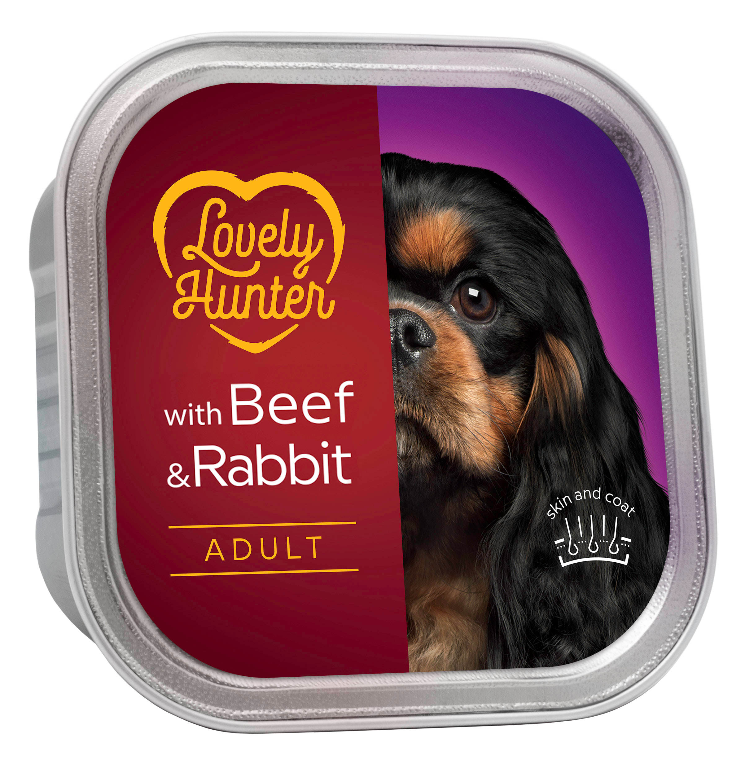 Lovely Hunter Adult Beef and Rabbit вологий корм з яловичиною та кролятиною для собак 150 гр