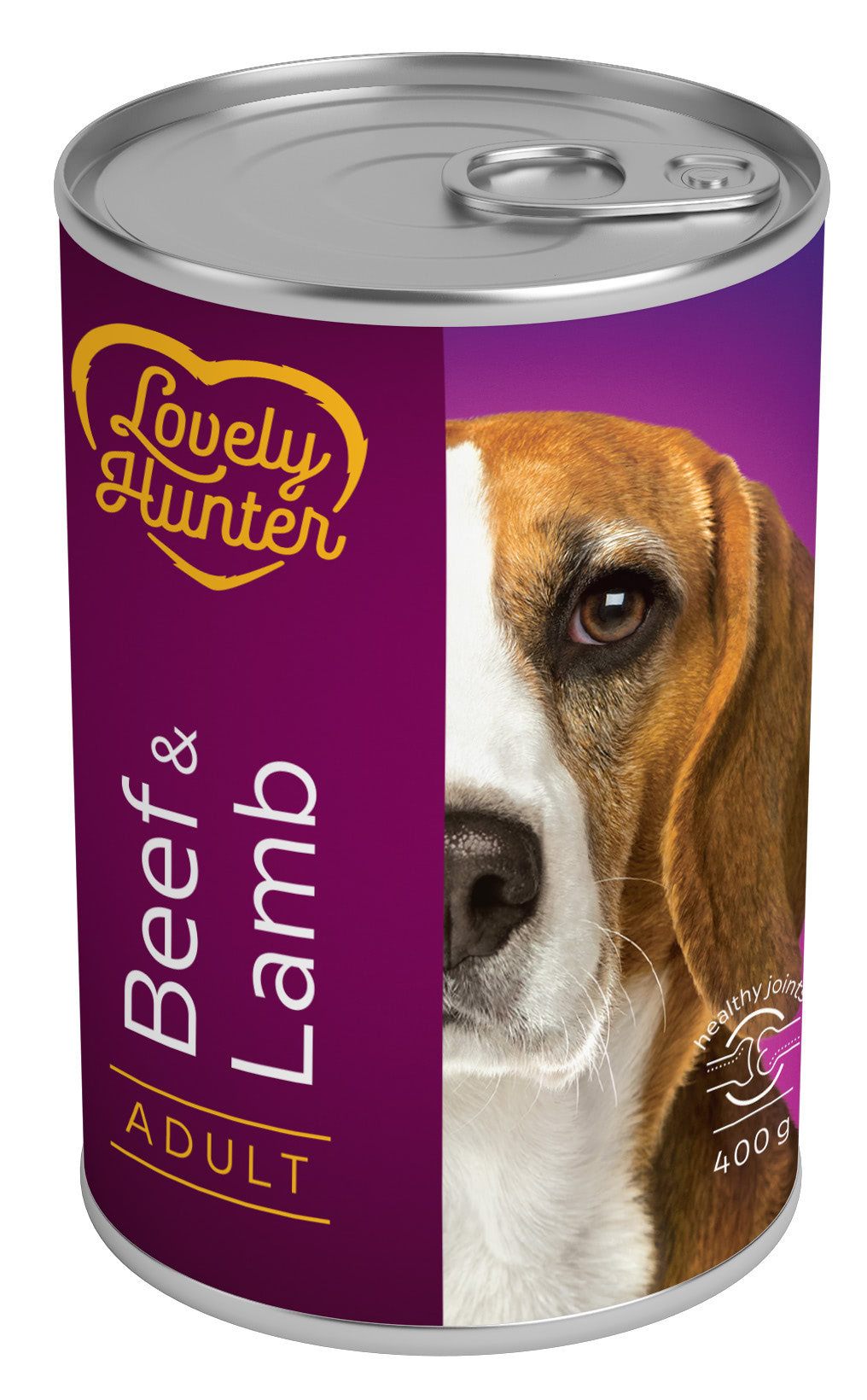 Lovely Hunter Adult Beef and Lamb вологий корм з яловичиною та ягнятком для собак 400 гр