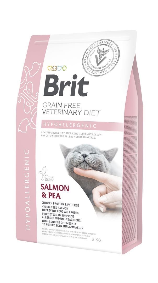 Brit VD Hypoallergenic Cat сухий корм для котів з харчовою алергією, 2 кг