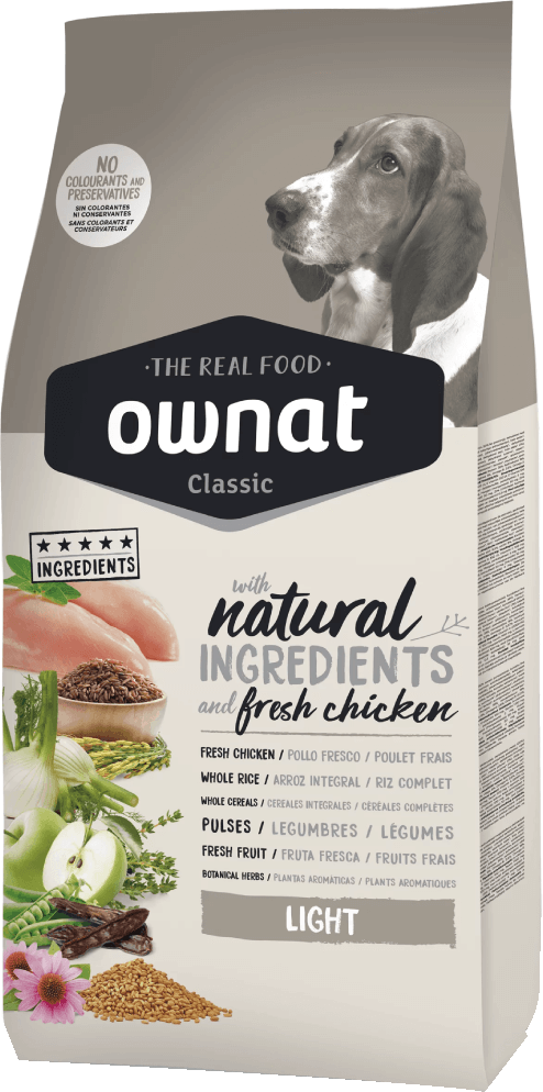 Ownat Classic Dog Adult Light сухий корм повнораціонний для контролю ваги у дорослих собак 20 кг